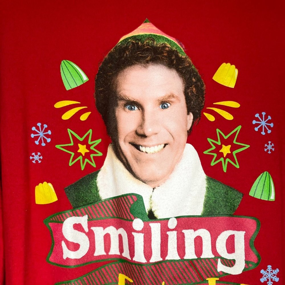 Elf Long Sleeve - Smiling Is My Favorite - XXL